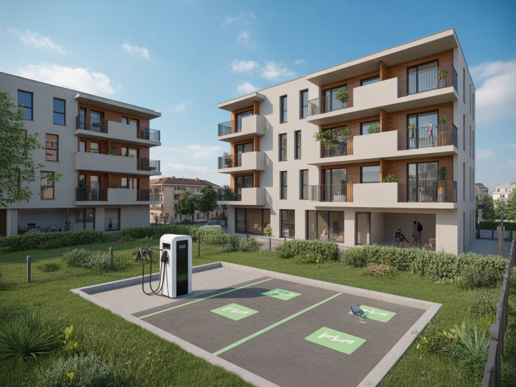 Bornes de recharge partagées en copropriété : comment organiser la mobilité électrique dans votre immeuble ? Bornes de recharge partagées en copropriété : comment organiser la mobilité électrique dans votre immeuble ?